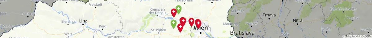 Map view for Pharmacy emergency services nearby Tulln (Niederösterreich)
